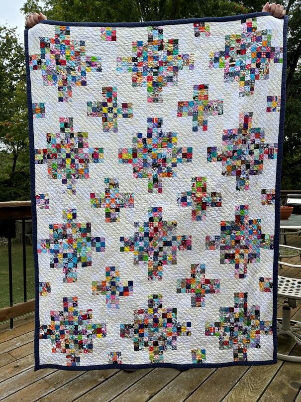 Scrappy Chenille Quilt